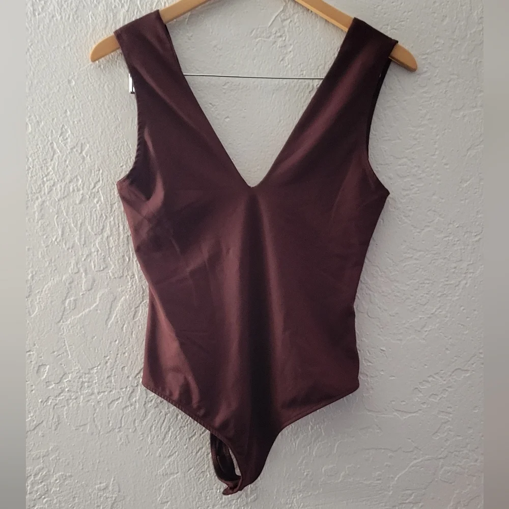 Free People Keep It Sleek Bodysuit Size Medium